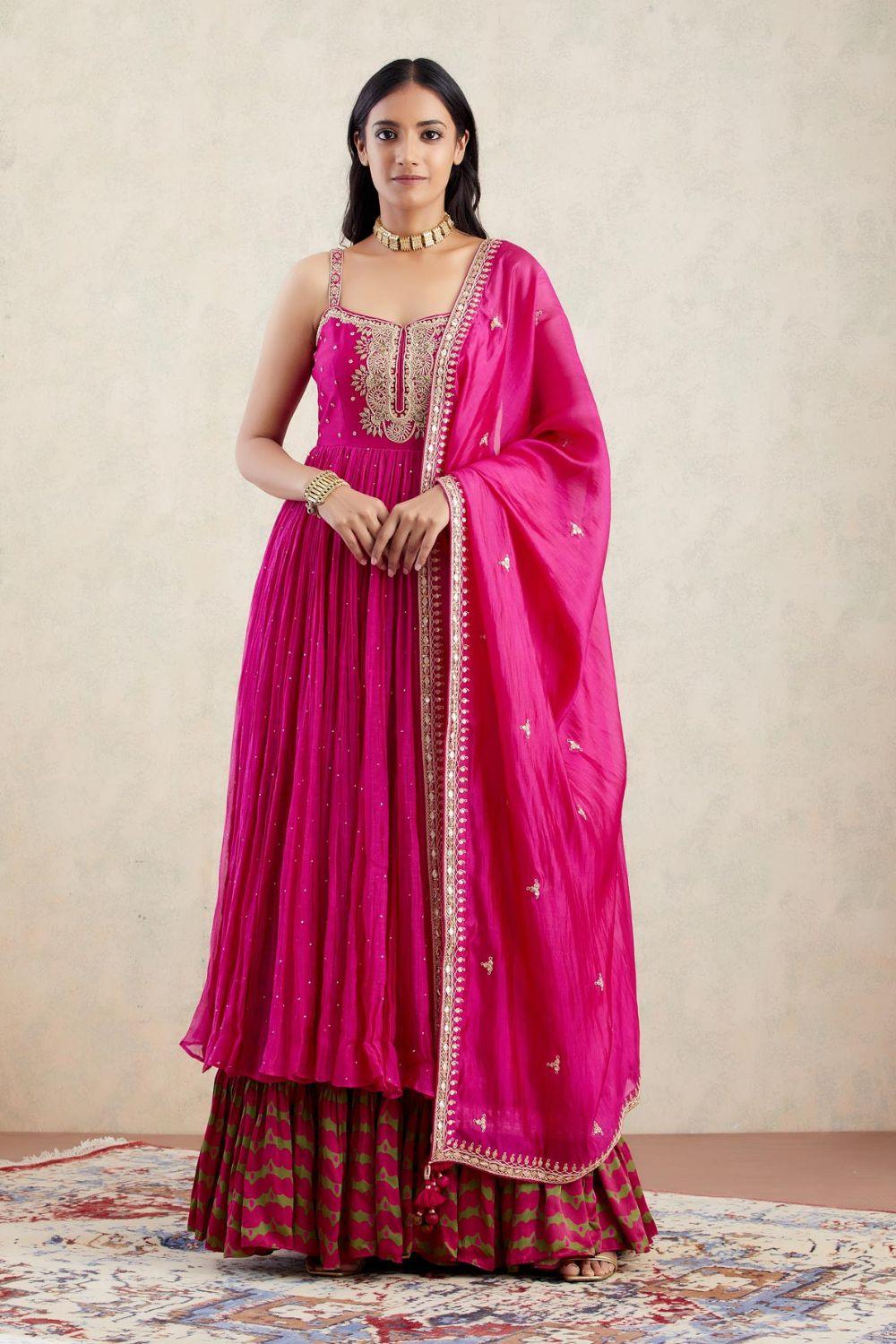Strap Sharara Set