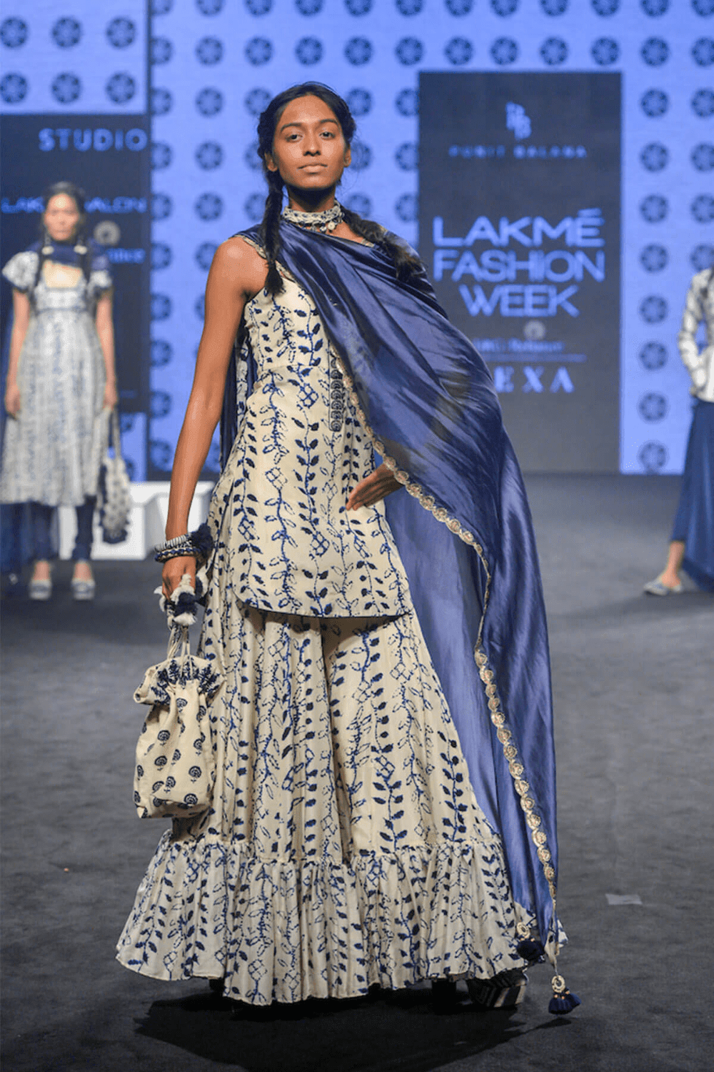 Kurta With Sharara & Dupatta