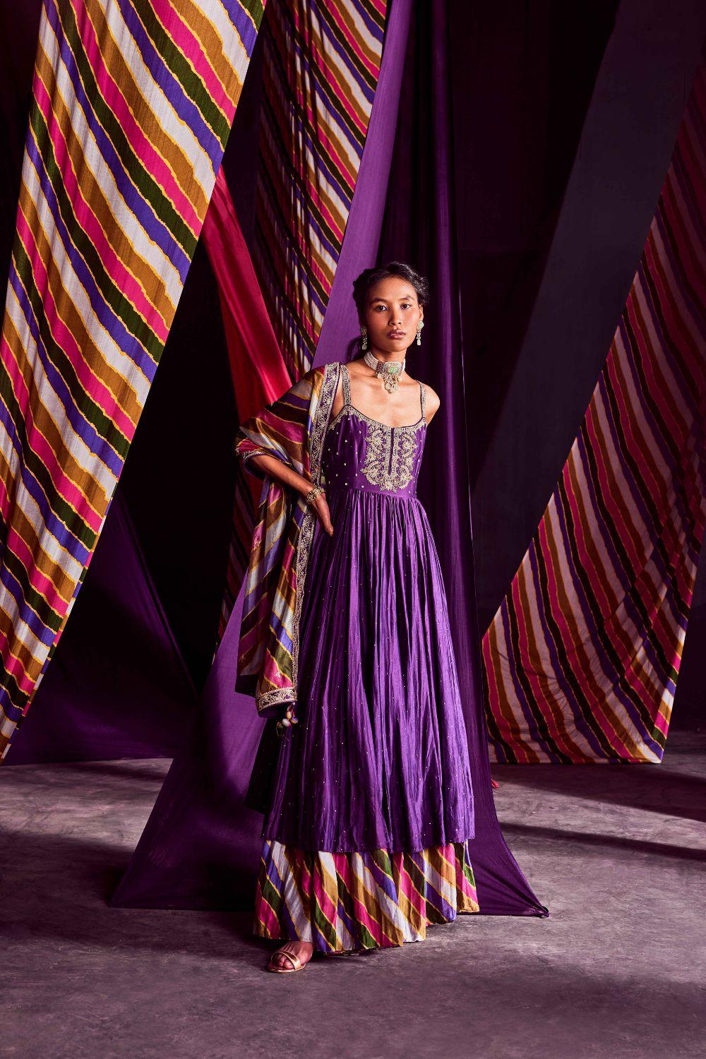 The Ghoomar Anarkali Set