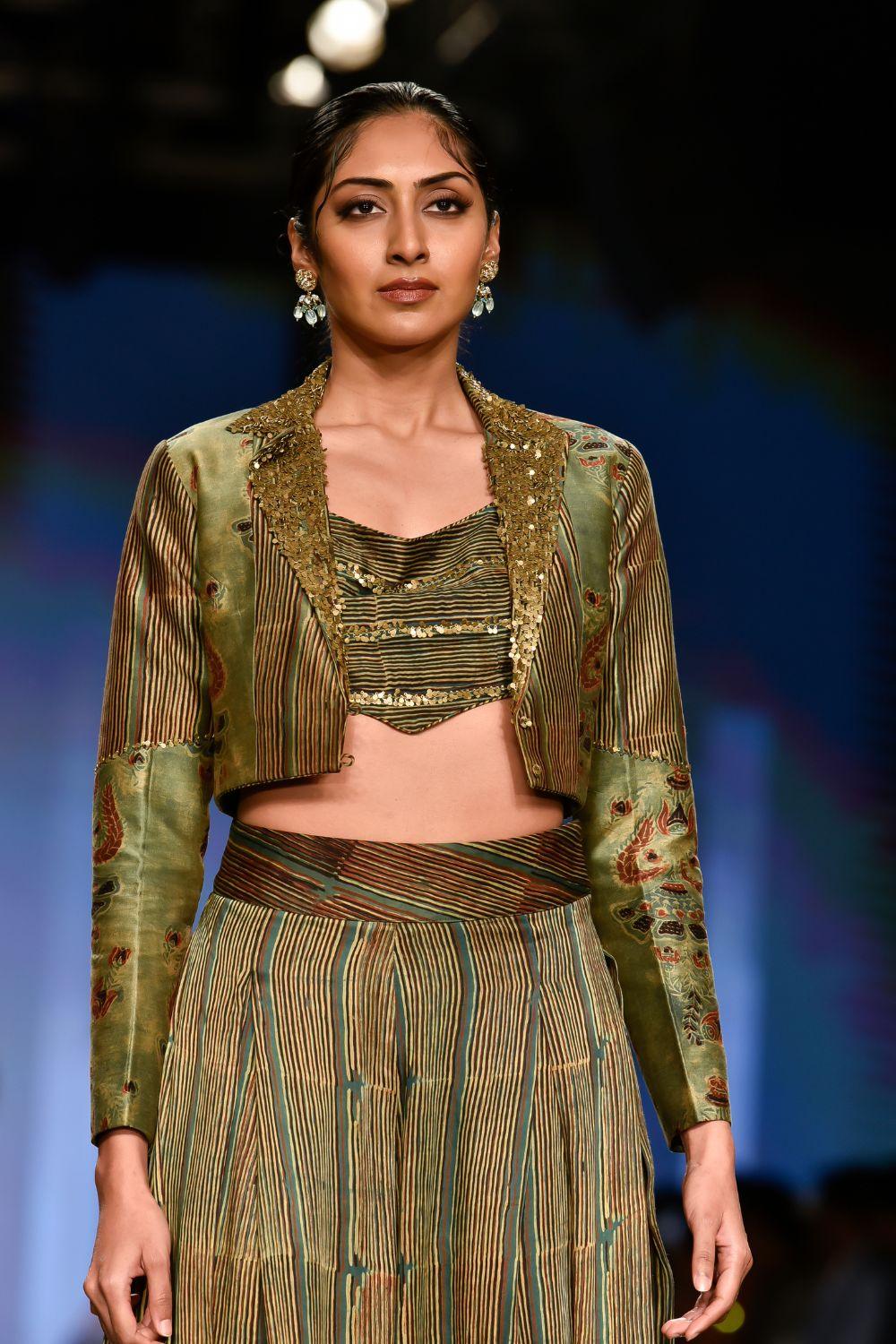 Dry Heena Green Printed Co-Ords