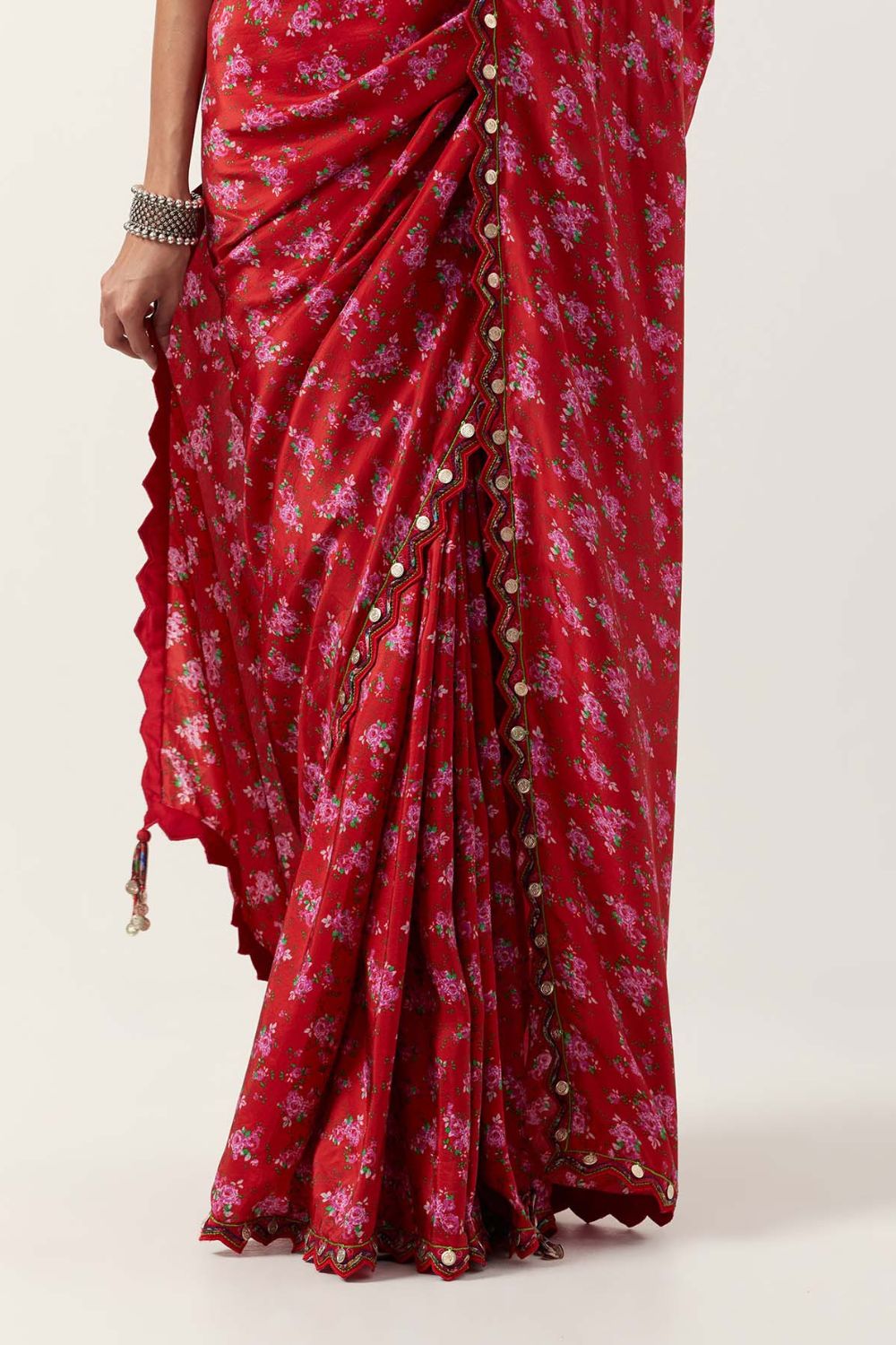 Surkh Laal Saree With Blouse