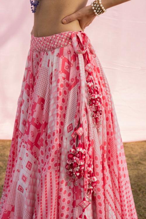 Printed Lehenga Set