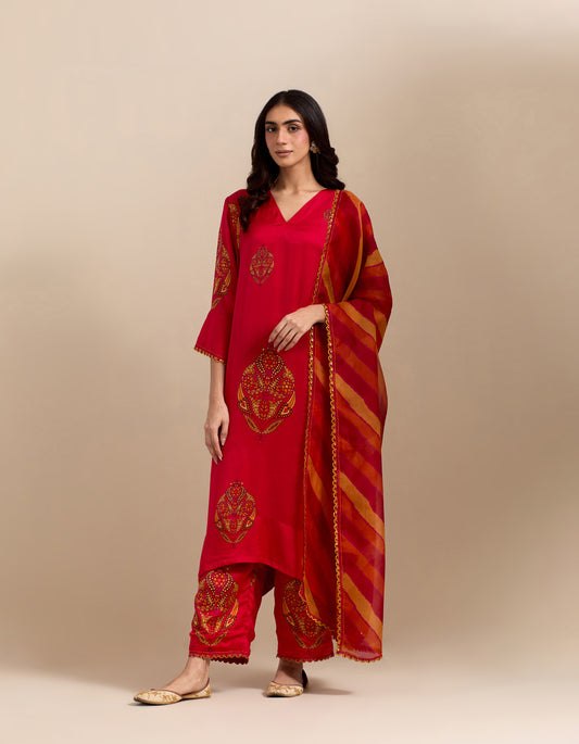 Kaftan Kurta Set