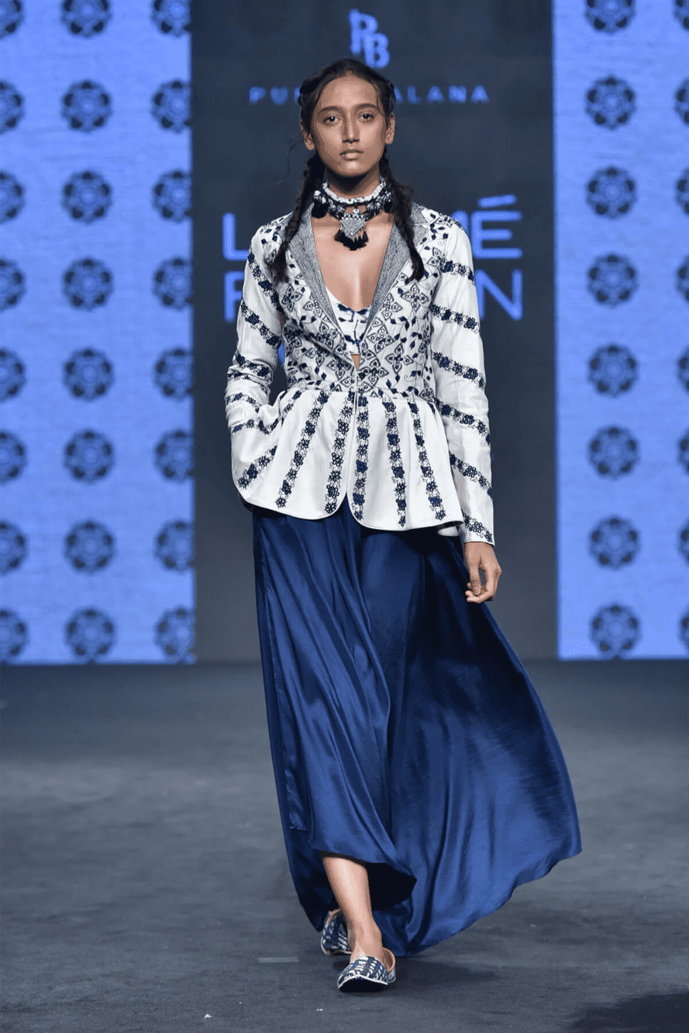 Peplum Jacket With Dhoti Pants