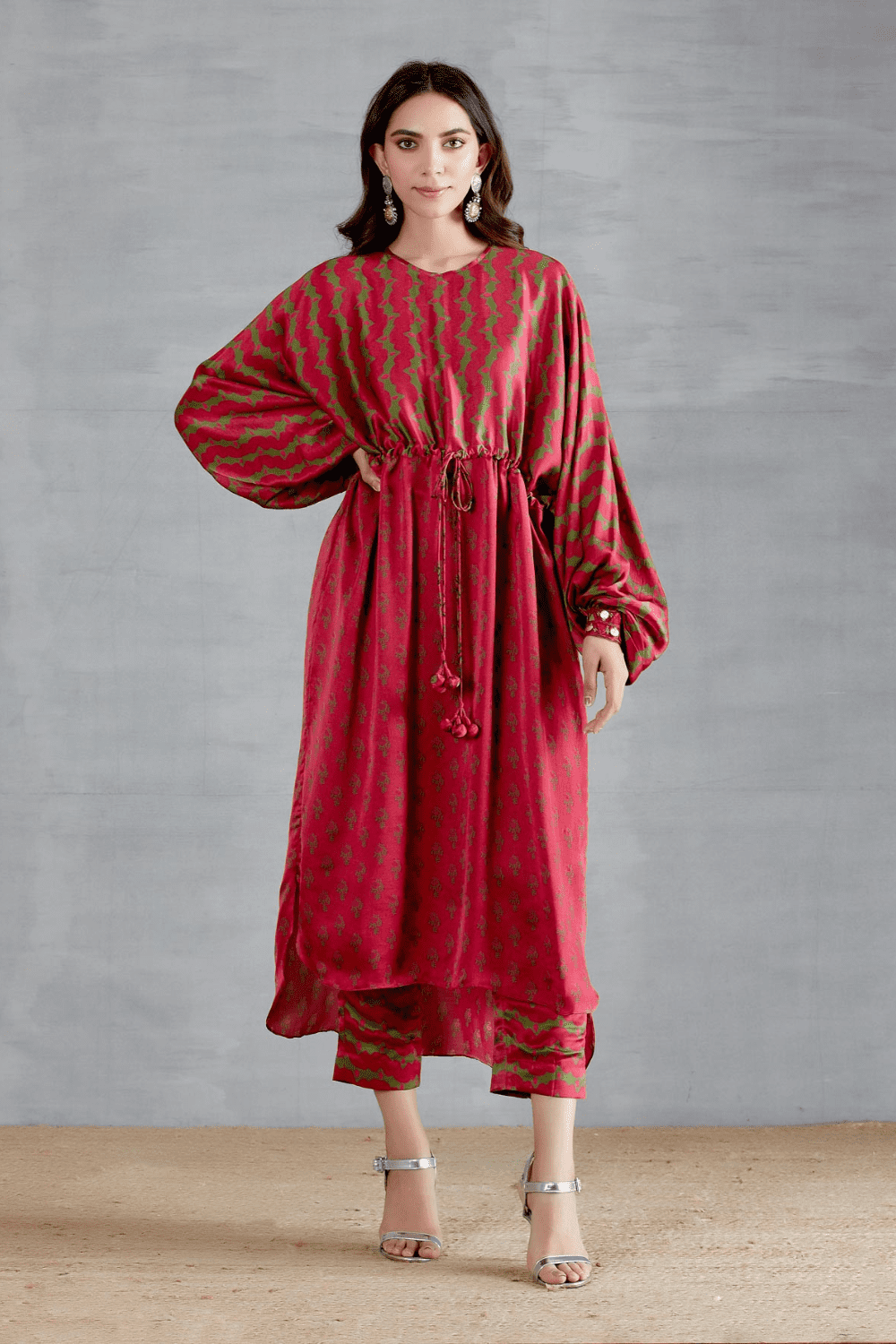 Loose String Tunic With Pant