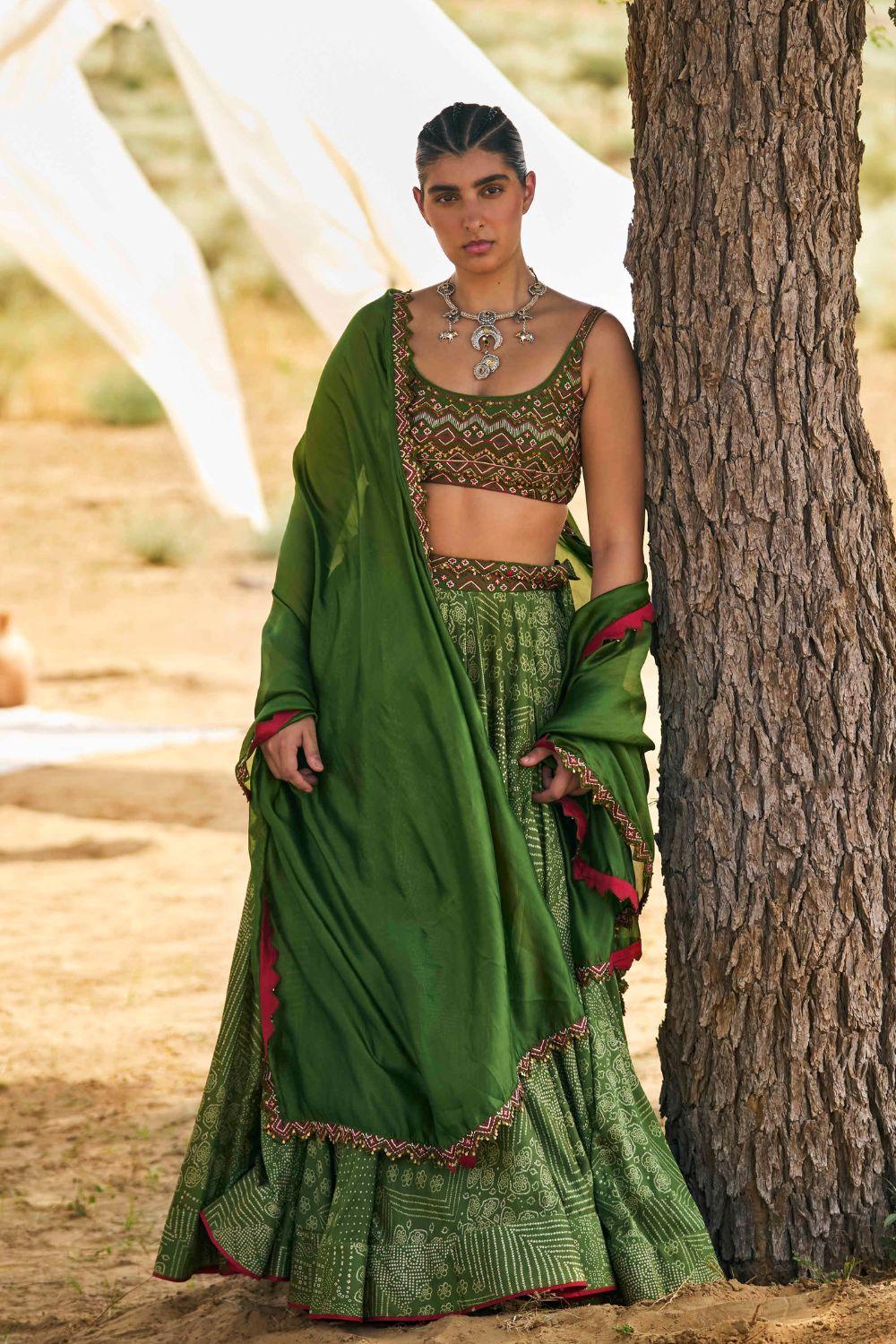 Bandhani Lehenga Set