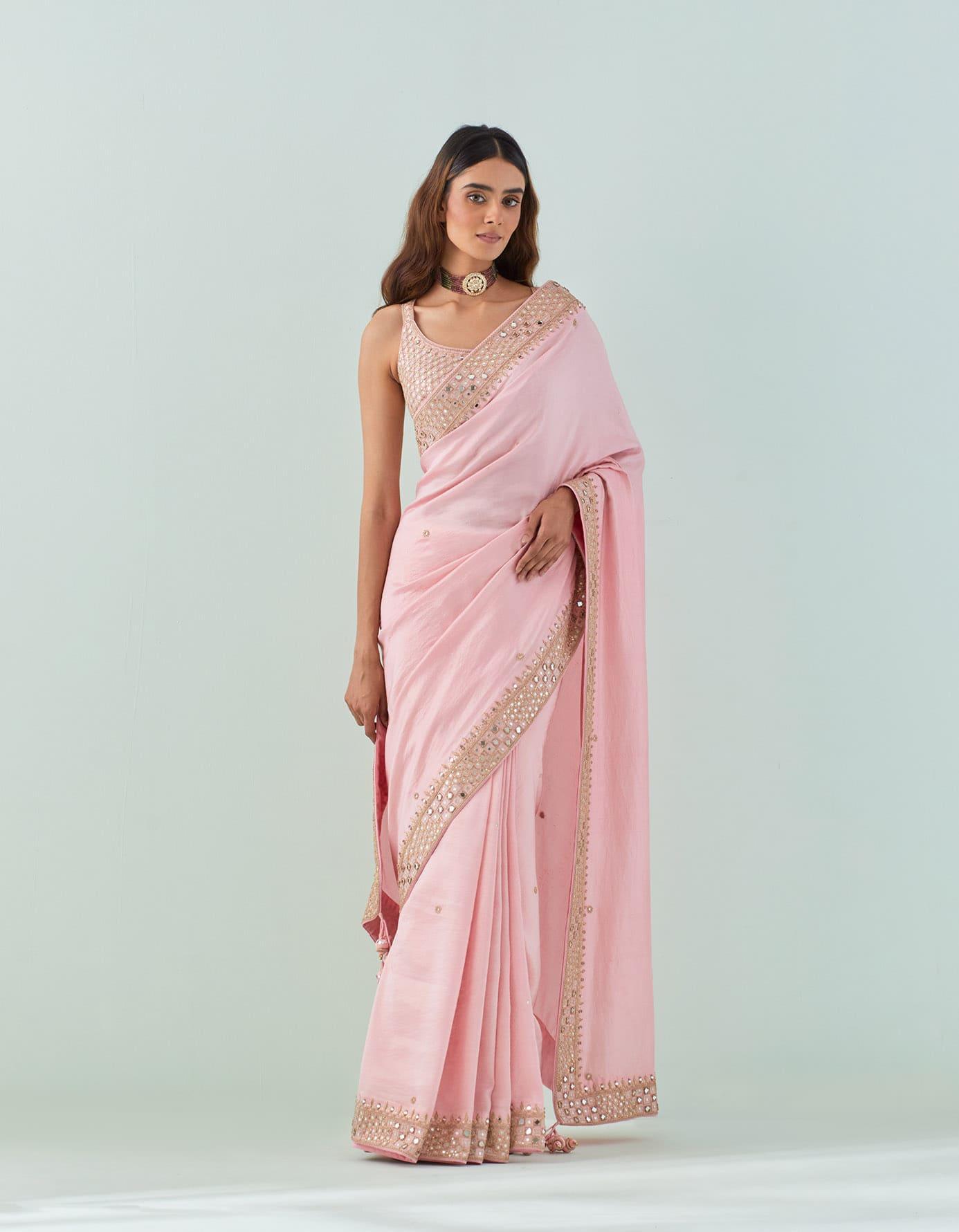 Masoom Gulaabi Saree