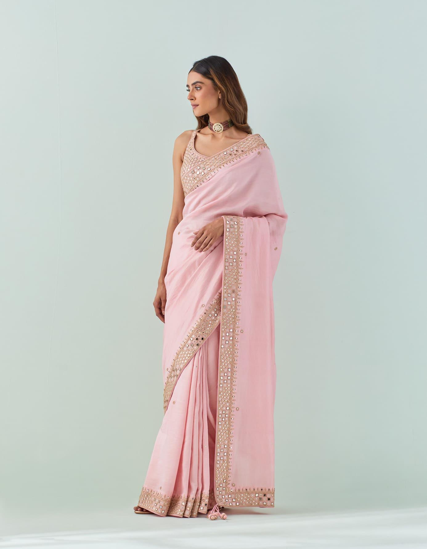 Masoom Gulaabi Saree