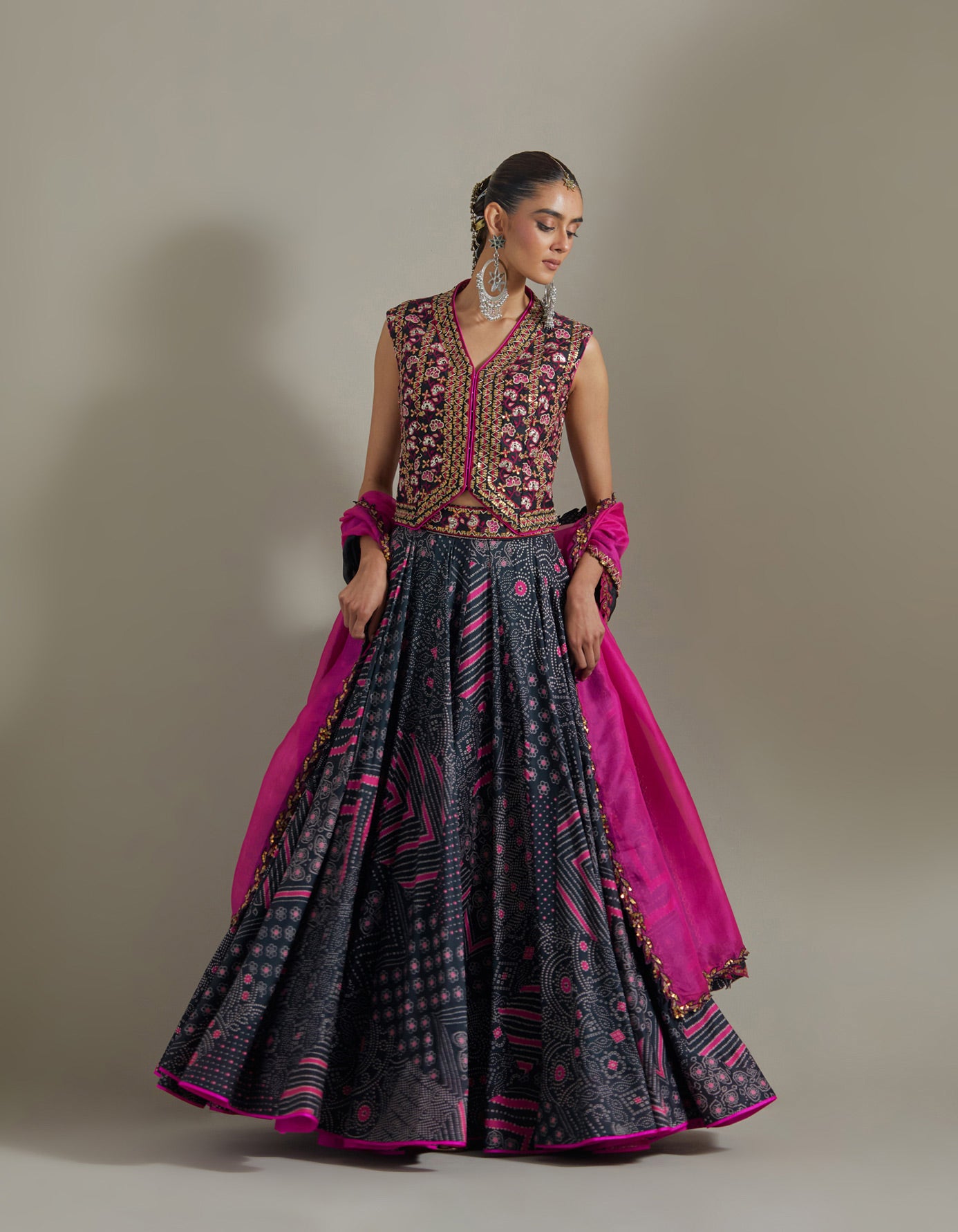 Waistcoat Lehenga Set