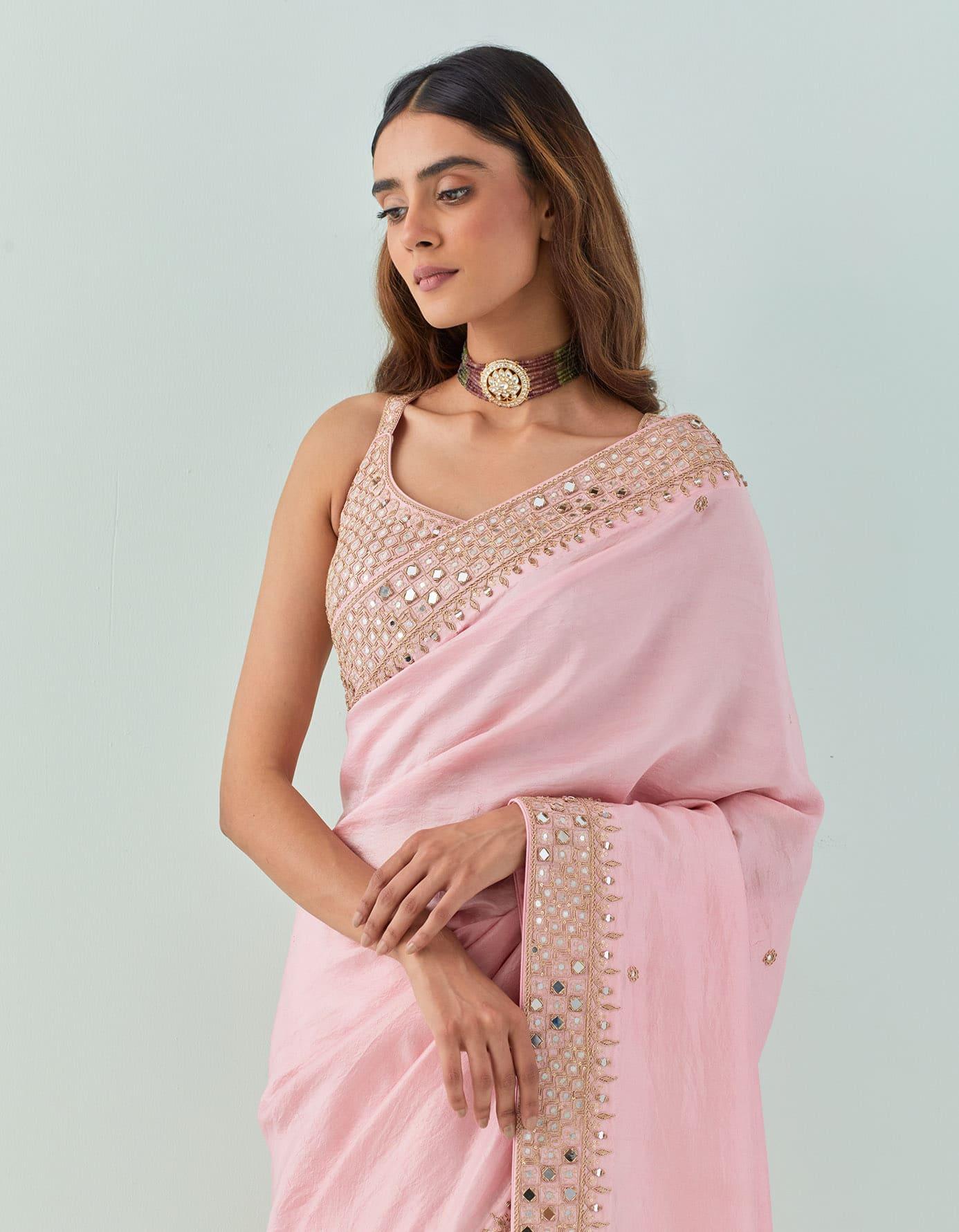 Masoom Gulaabi Saree