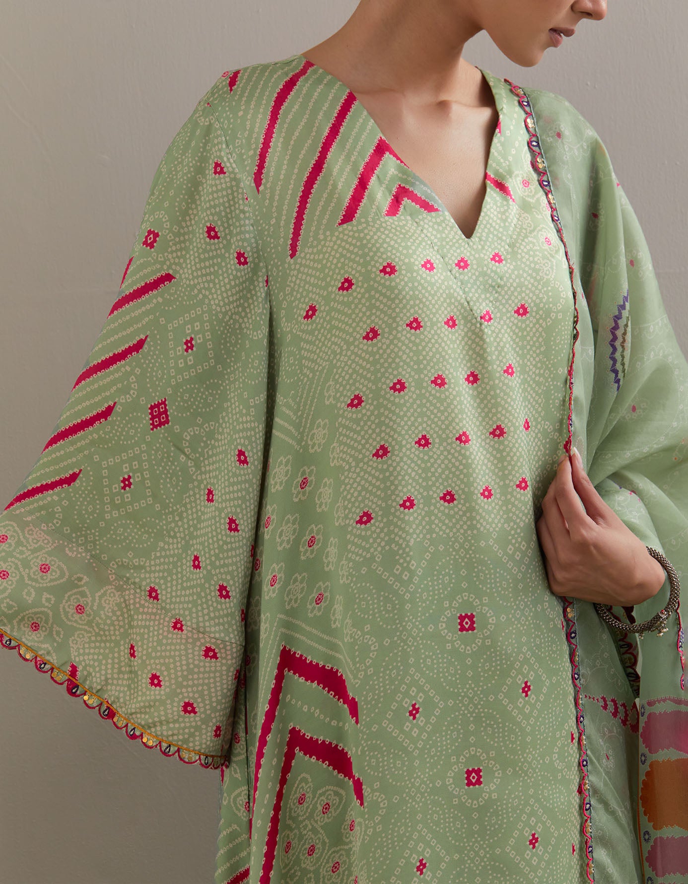 Kaftaan Kurta Set