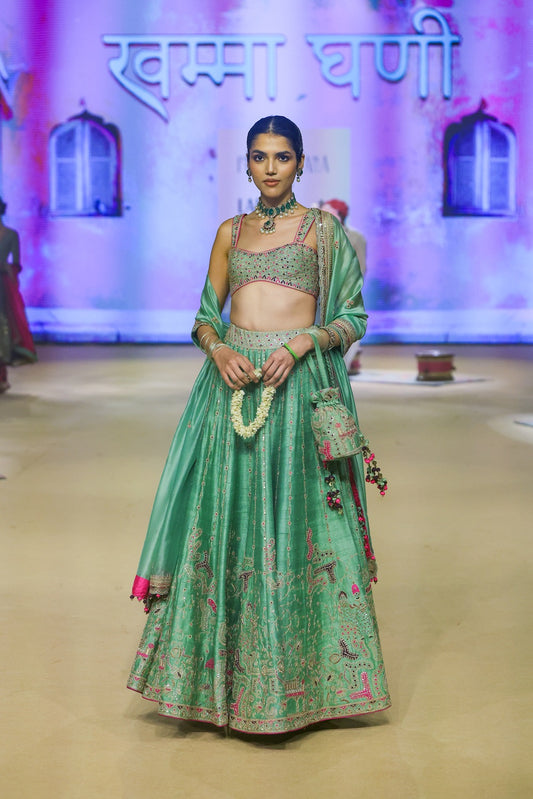 The Sage Johari Lehenga Set