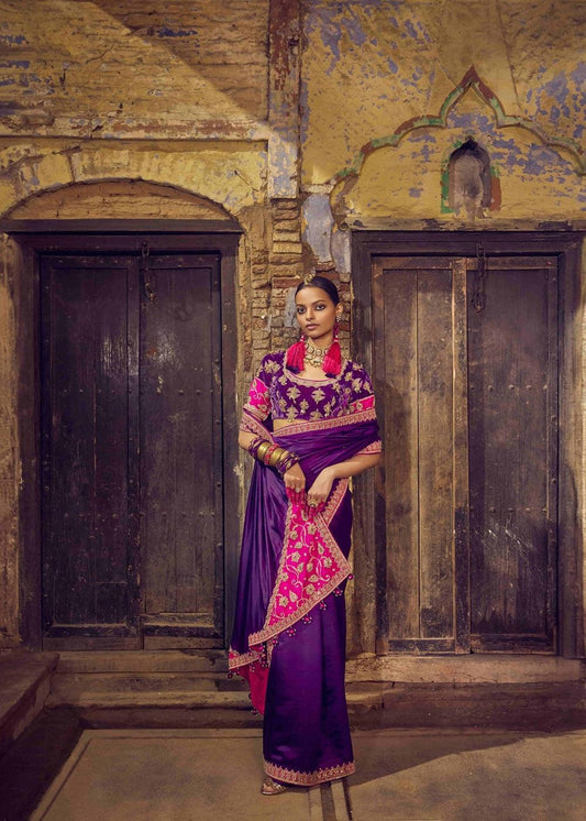 Classic Tasseled Embroidery Saree