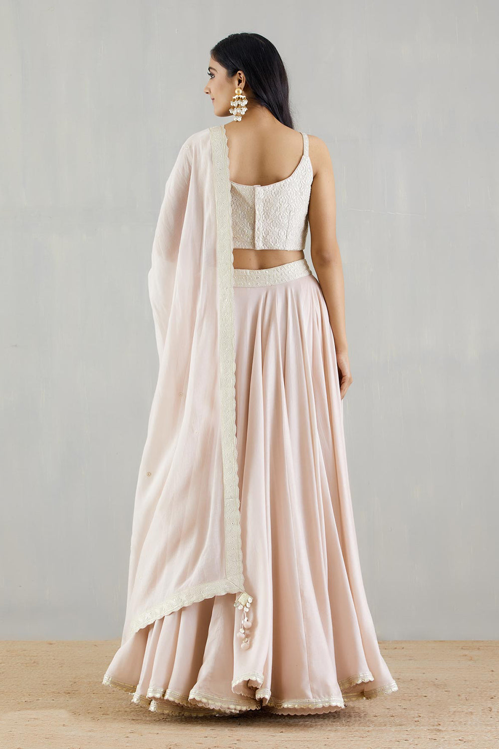 Buy Banarasi Chanderi Silk Lehenga for Women Online from India's Luxury  Designers 2024