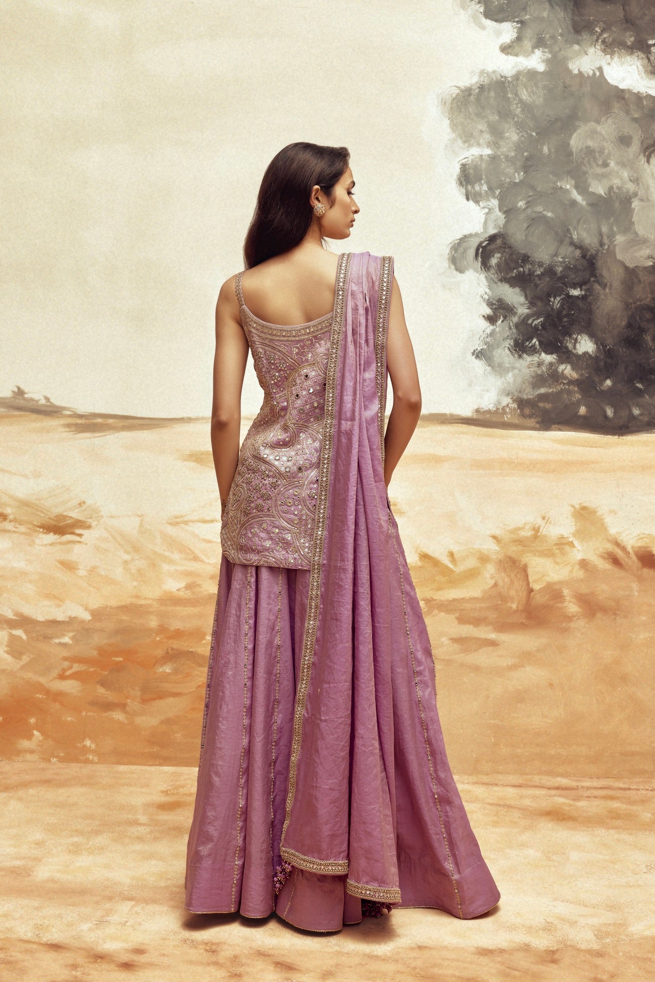 Lilac Sharara Set